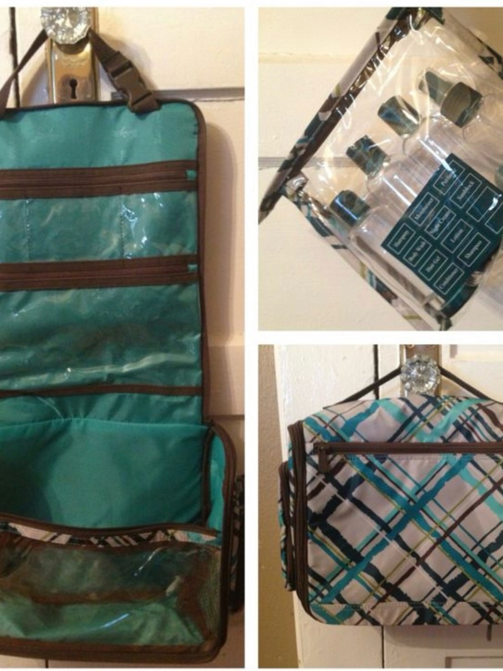 Thirty-One Gifts Hostess Exclusive Hanging Toiletry Cosmetic Bag